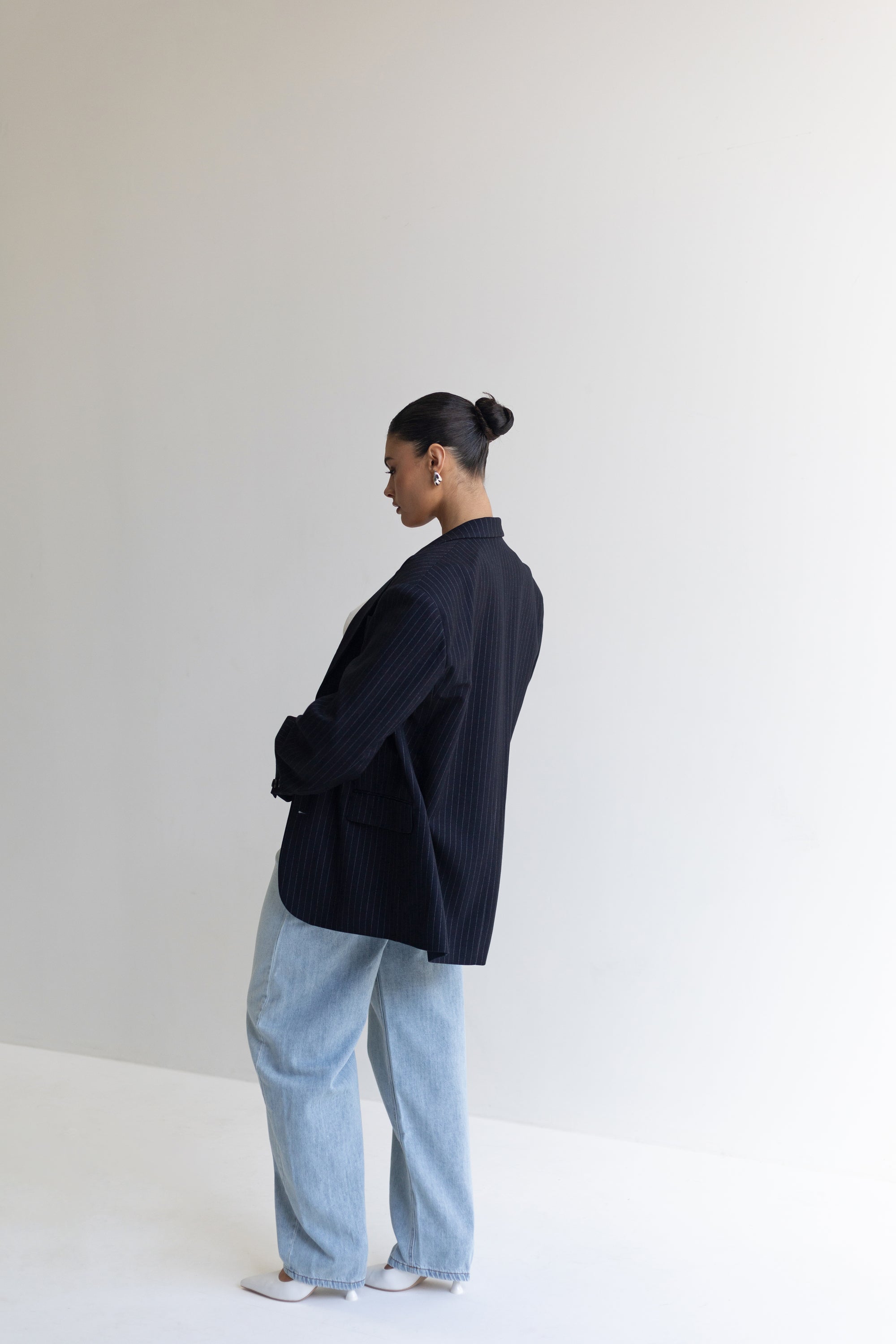 Benji Pinstripe Blazer
