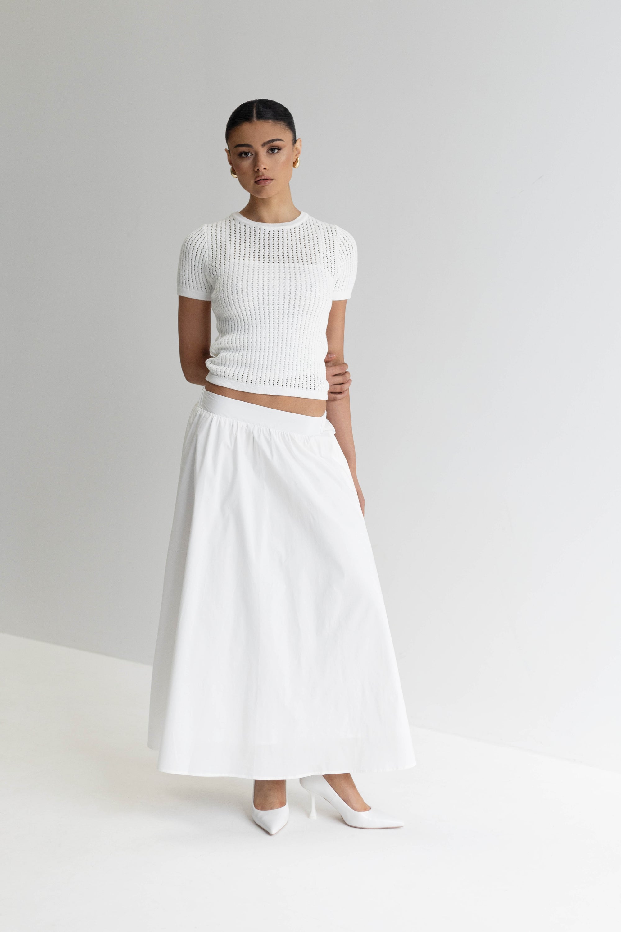 Daphne Skirt in White