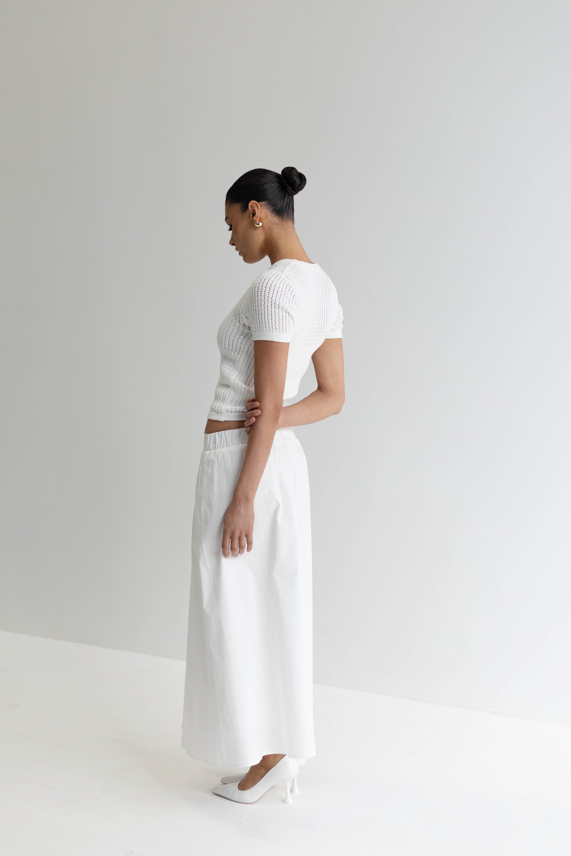 Daphne Skirt in White