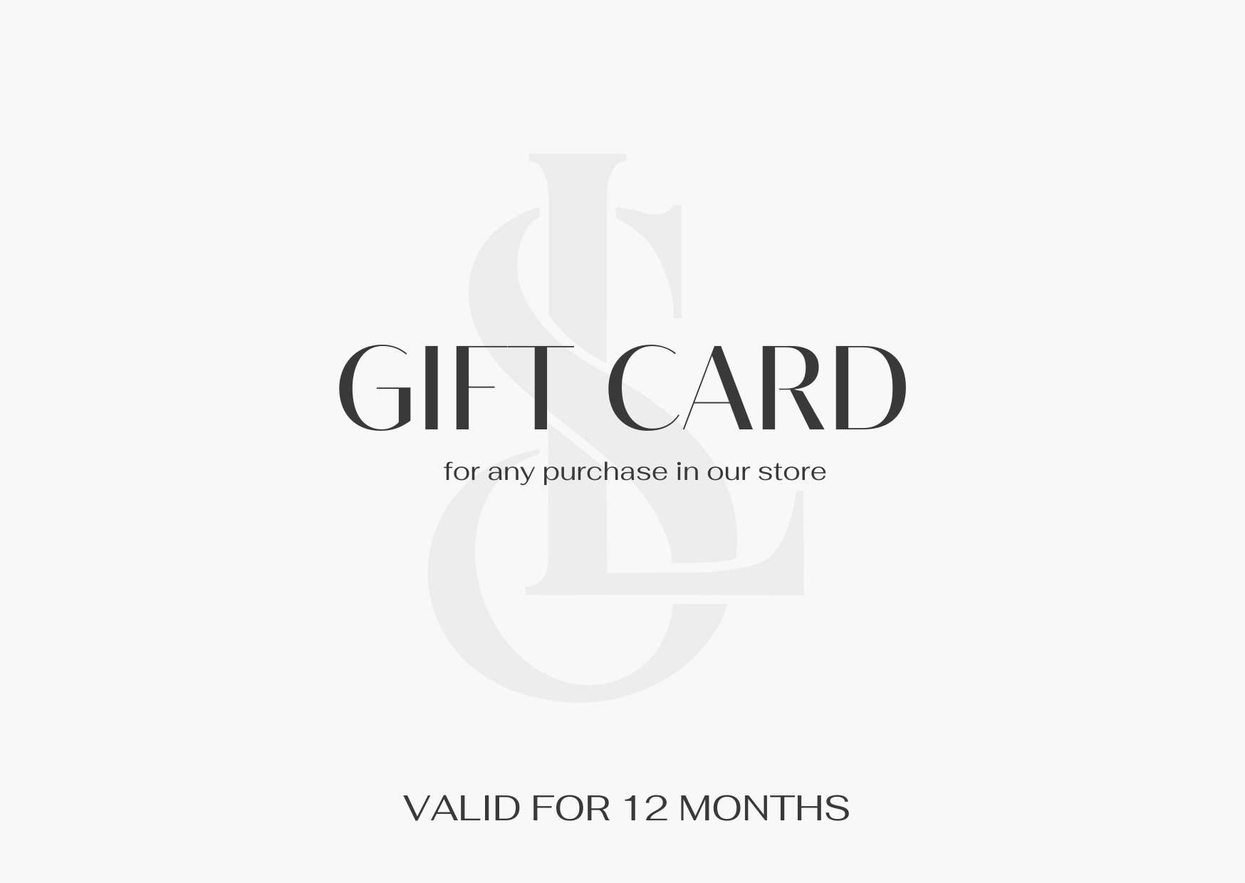 GIFT CARD